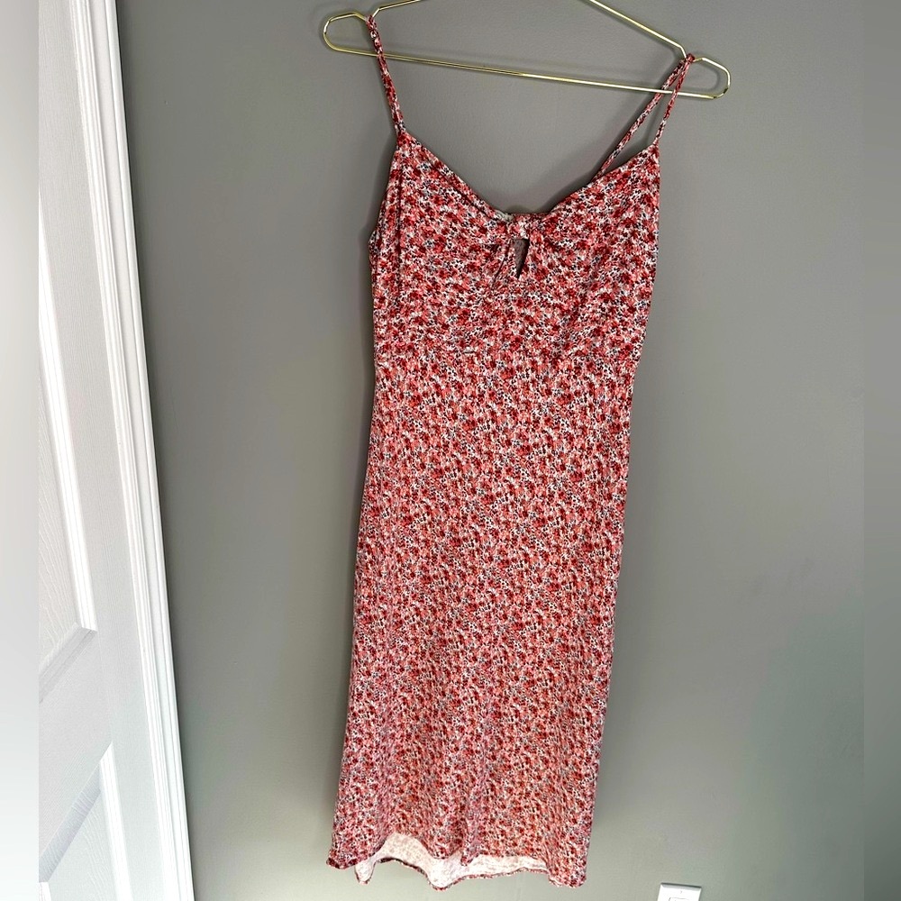 Floral Slip-Style Strappy Dress